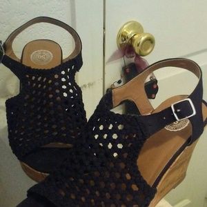 SO AUTHENTIC AMERICAN Black wedge Shoes